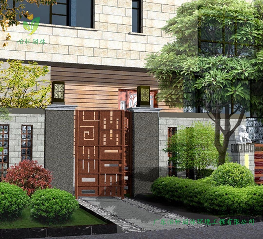 東莞萬科棠樾私人別墅花園綠化景觀設(shè)計圖